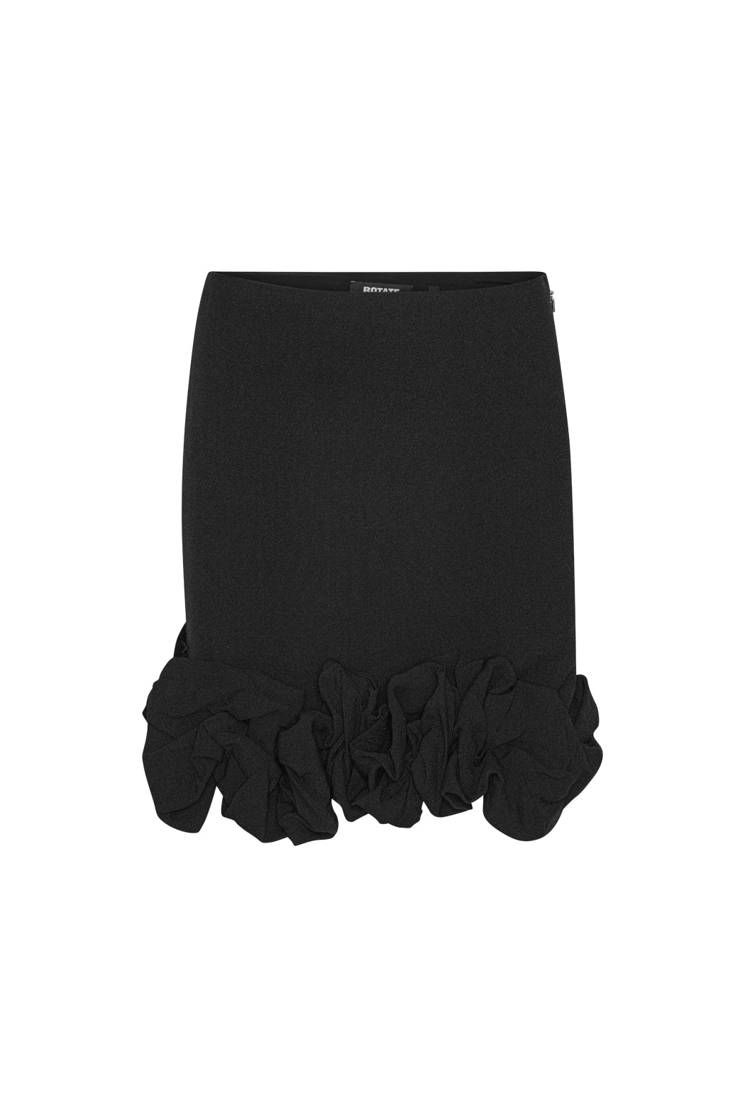 Crepe Mini Skirt - Black