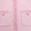 Textured Knit Mini Dress - Pink