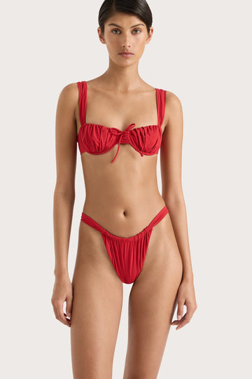 Dinard Bikini Top - Red