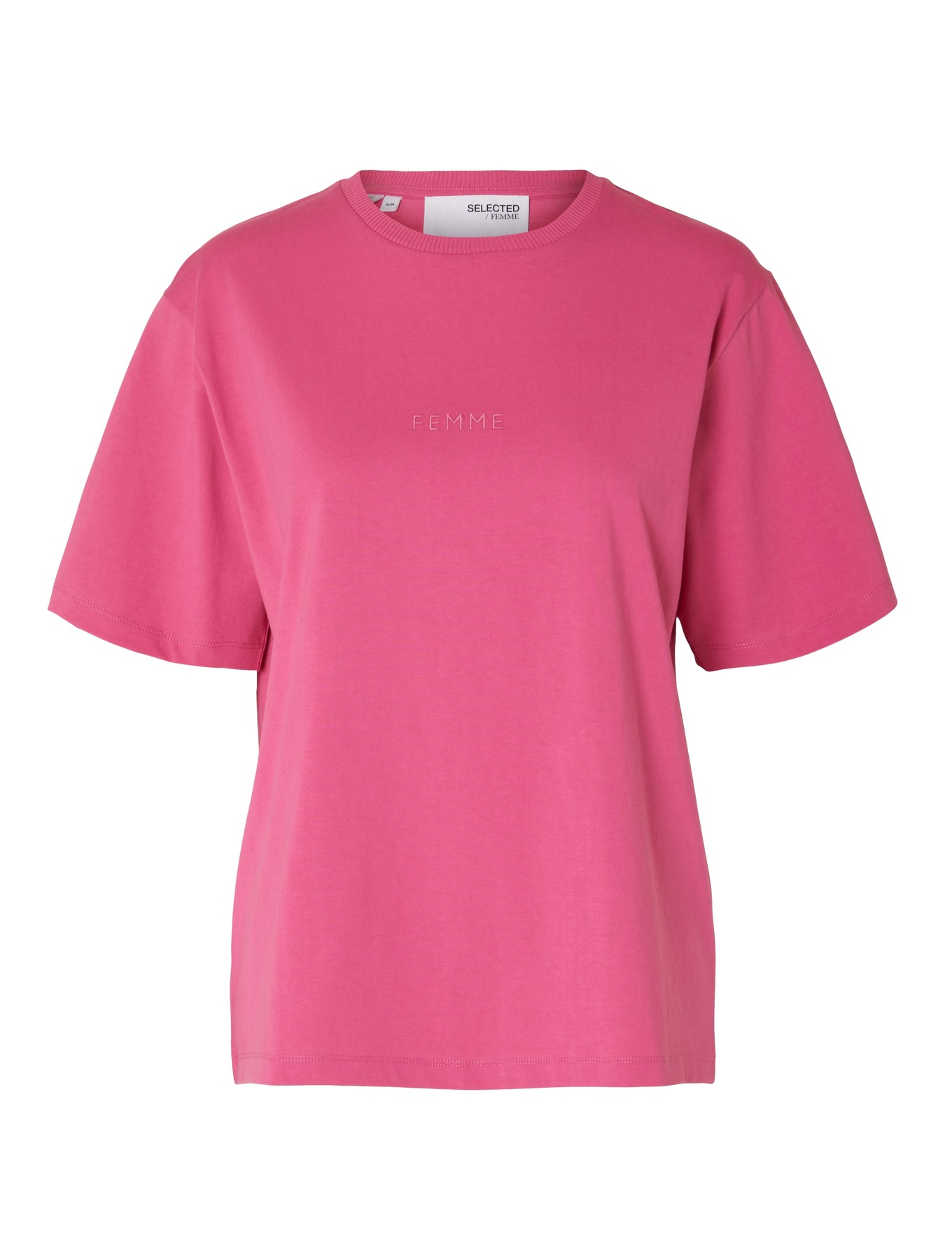 Lisa Hankie Ss O-Neck Tee - Phlox Pink