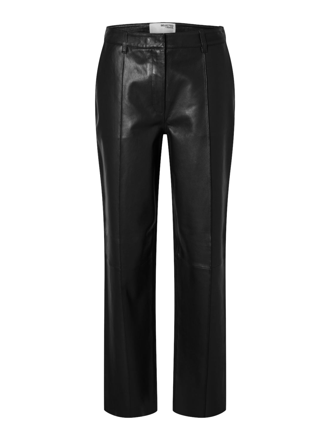Anais - Black Leather Pant