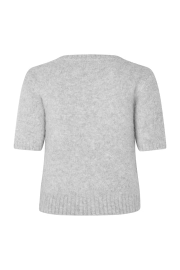 Sajeanne Top - Light Grey Mel.