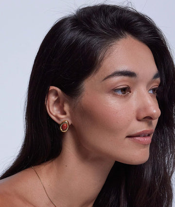 Cherry On Top Earrings - Gold