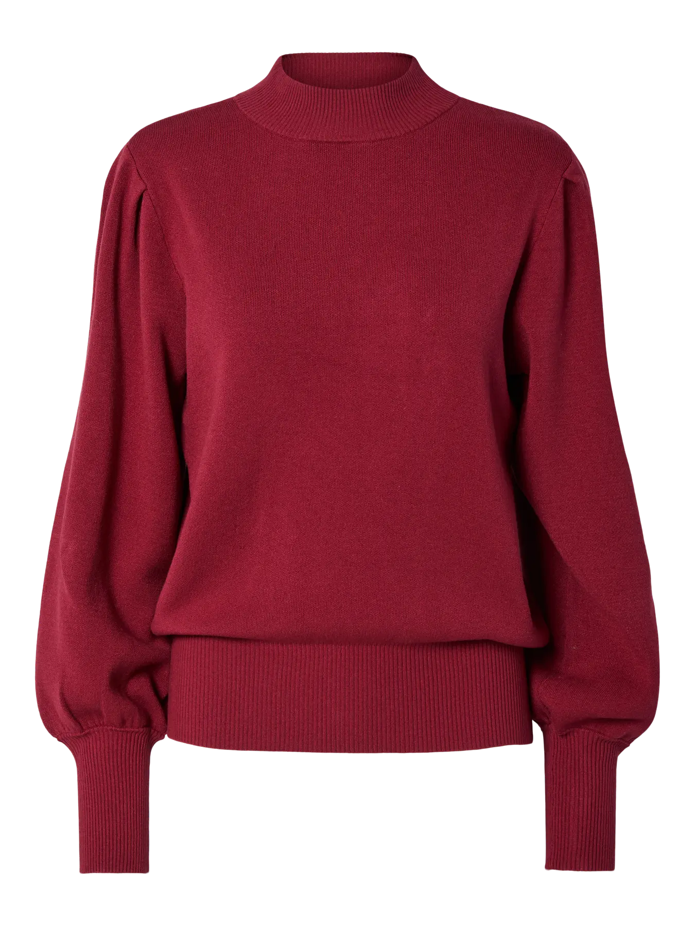 Donkerblauwe Y.A.S. Trui YASTIMU LS KNIT PULLOVER