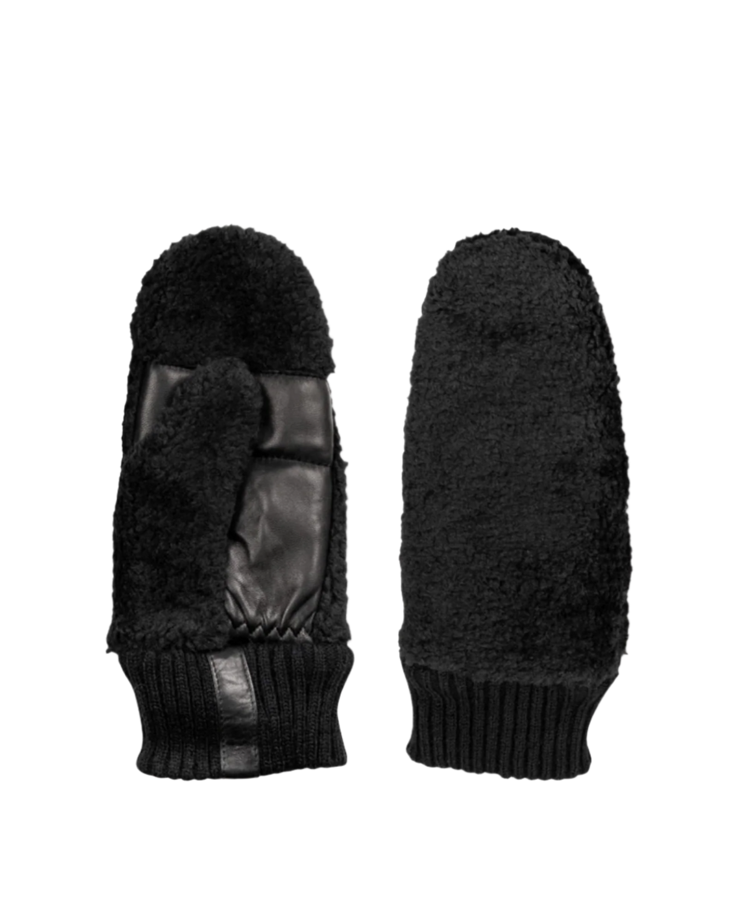 Day Teddy Mittens - Black