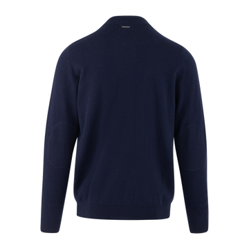 Milton Zip Cardigan - Navy