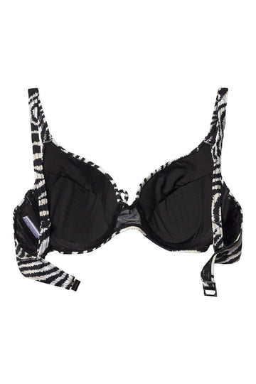 Zebra Lydia Top - Offwhite/Black