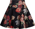 Taffeta Mini Skirt - Poppy