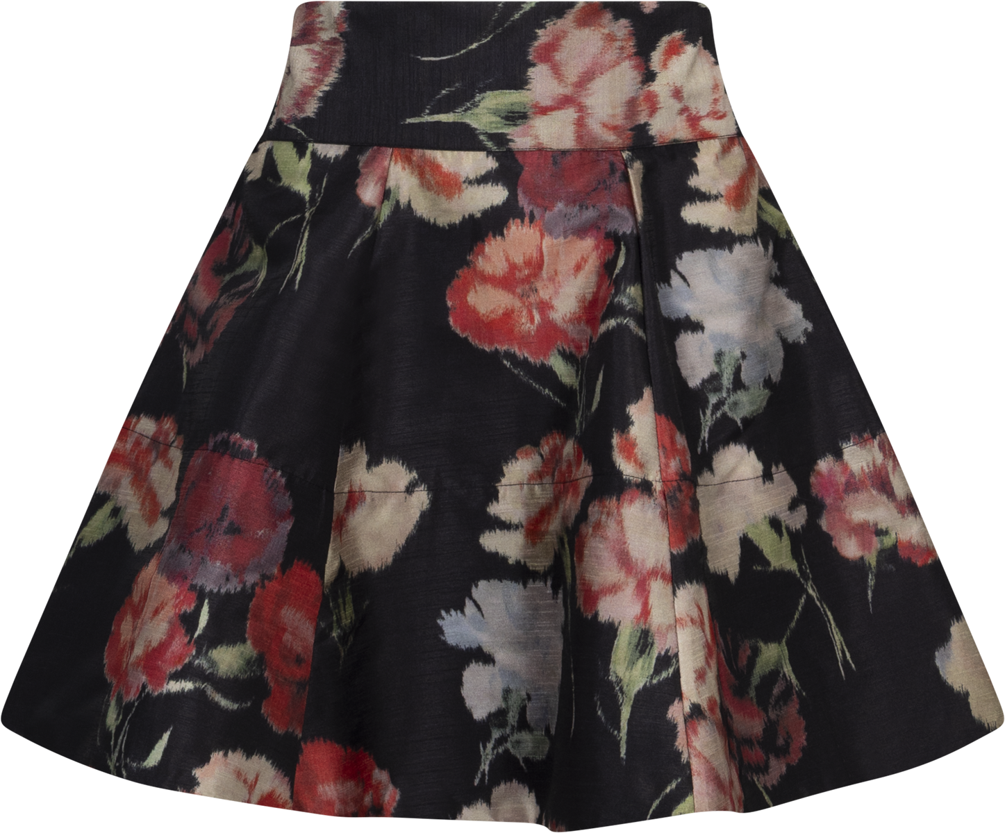 Taffeta Mini Skirt - Poppy