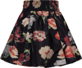 Taffeta Mini Skirt - Poppy