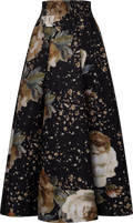 Taffeta Maxi Skirt - Dark Rose
