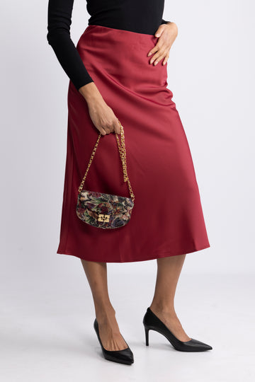 Apo-G Wallet On Chain Tapestry Strass - Tawny Port