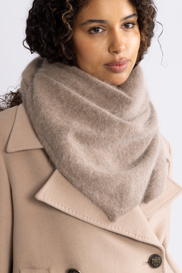 Cosy Shawl - Praline
