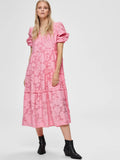 Sadie 3/4 Midi Dress B - Rosebloom