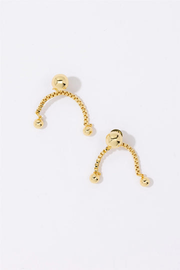 Tiny Solar Studs - Gold