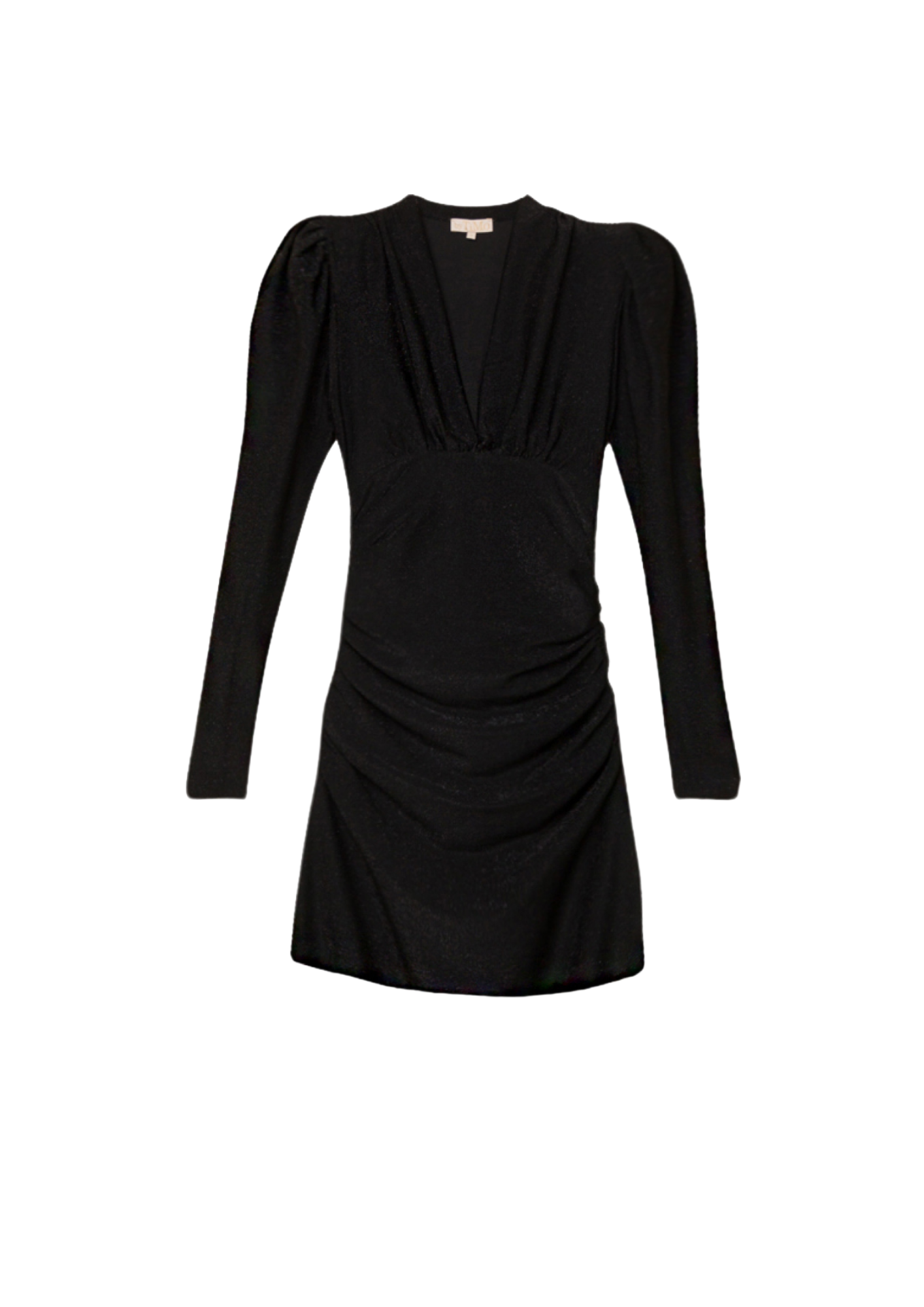 Glitter Jersey Mini Dress Black VILLOID