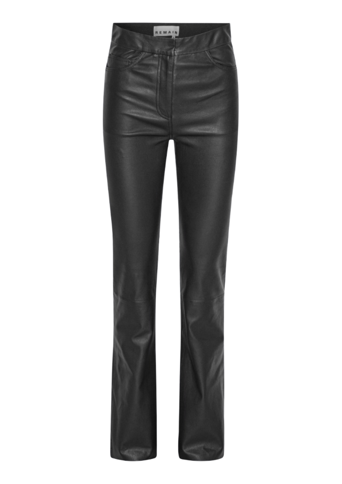 REMAIN Birger Christensen Bukser Shorts Stretch Leather Pants Remain birger christensen bukser shorts stretch leather pants