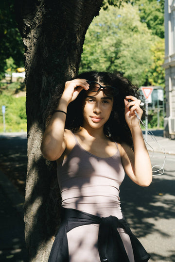 Basic Bandha Singlet - Mushroom Purple