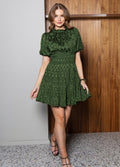 Louann Dress - India Green