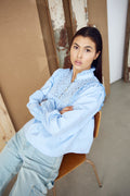 Jaelynn Blouse - Light Blue