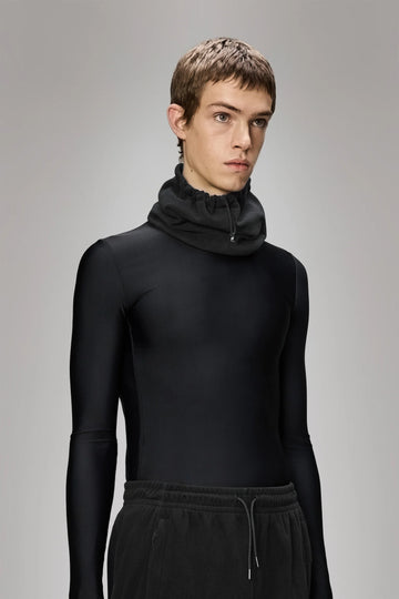 Fleece Tube Scarf - Black