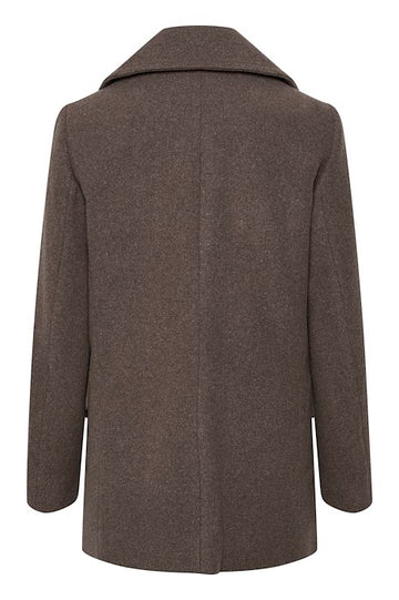 PerryIW Sailor Coat - Mocha Grey Melange