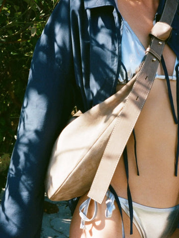 Suede Lona Bag - Moral Gray