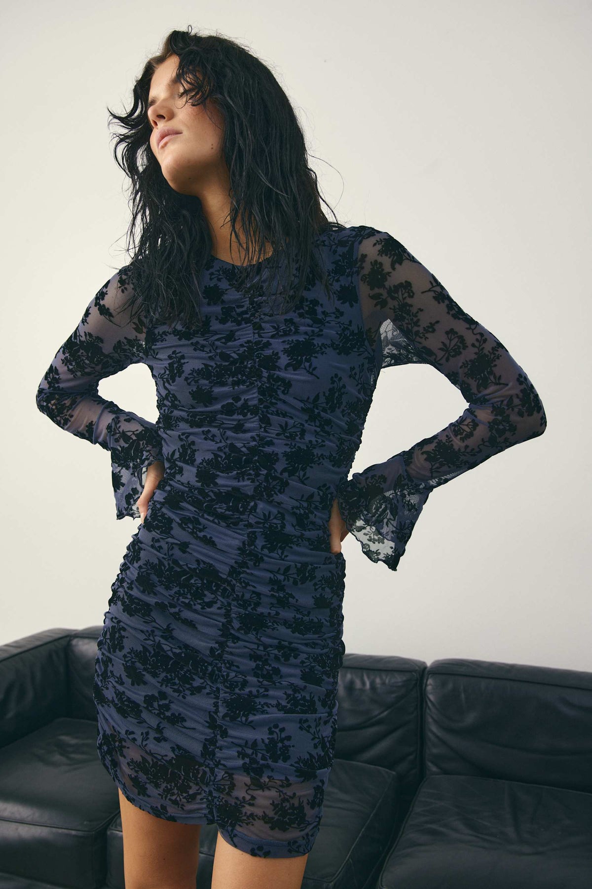 Lavetta Dress - Cobi Blue Print