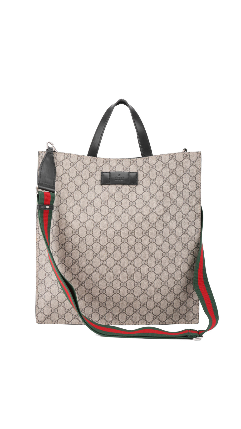 Gucci Gg Supreme Top Handle Shoulder Bag - Beige