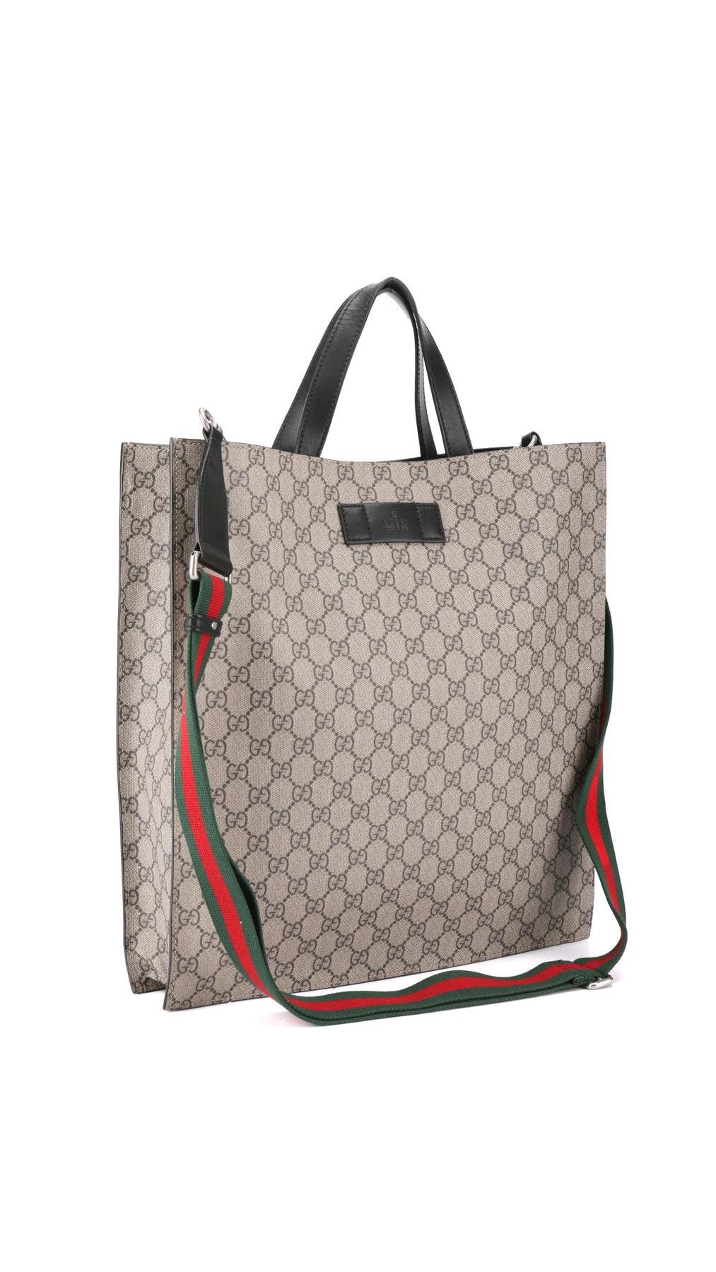 Gucci Gg Supreme Top Handle Shoulder Bag - Beige