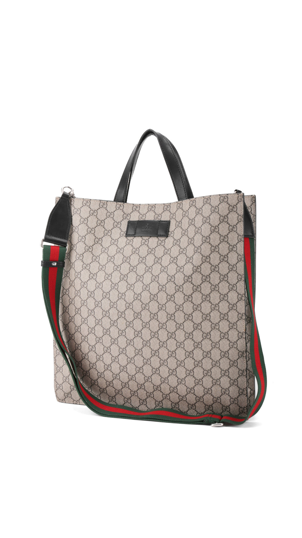 Gucci Gg Supreme Top Handle Shoulder Bag - Beige