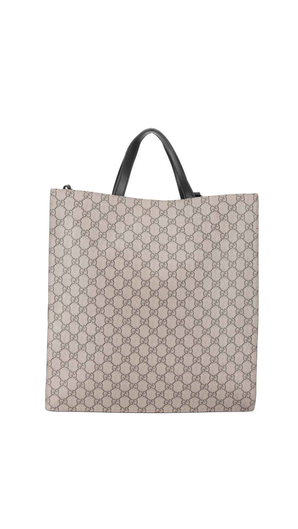 Gucci Gg Supreme Top Handle Shoulder Bag - Beige