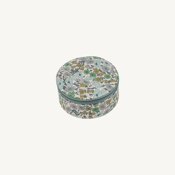 Jewelry Box Round Mw Liberty - Poppy And Daisy Teal