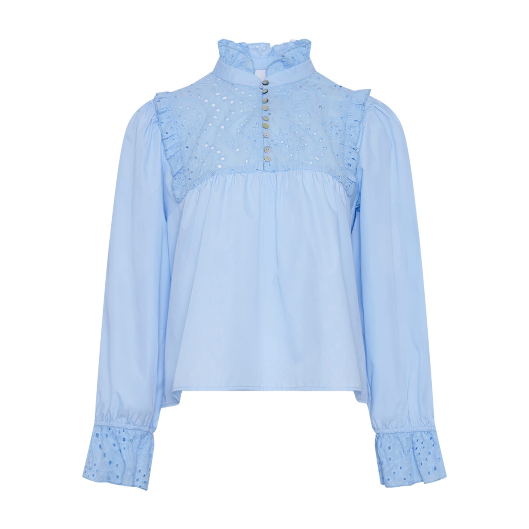Jaelynn Blouse - Light Blue