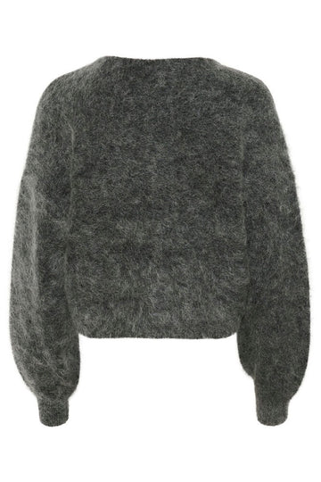 GZdebbie Cardigan - Charcoal Melange