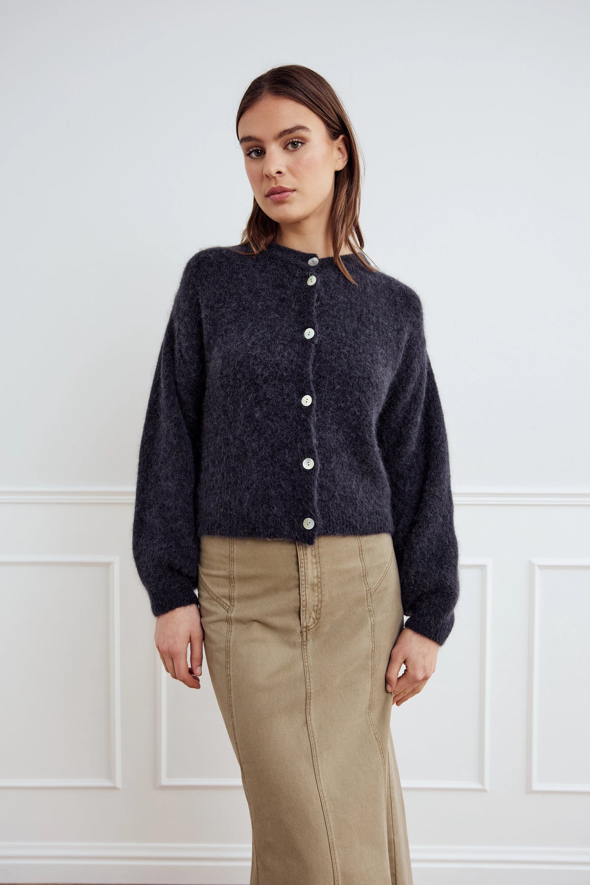 Kae Knit Cardigan - Black