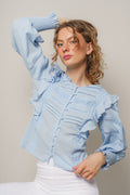 Kristy Blouse - Light Blue