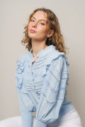 Kristy Blouse - Light Blue
