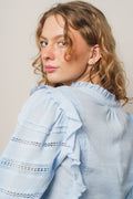 Kristy Blouse - Light Blue