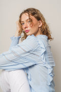Kristy Blouse - Light Blue