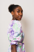 Kayla Maxi Dress - Lilac Sprayflower