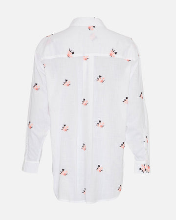 Elvyne Emb Shirt - Bright White