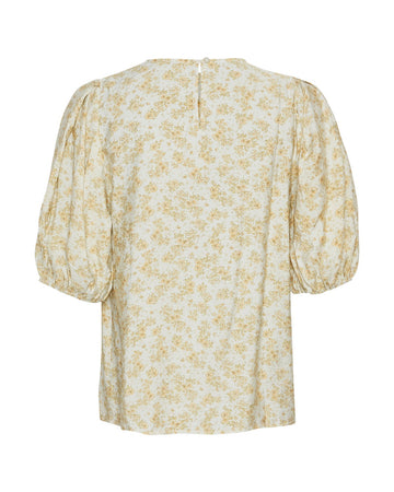 Marva Ladonna 2/4 Top Aop - Reed Yellow