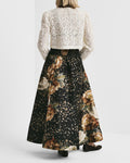 Taffeta Maxi Skirt - Dark Rose