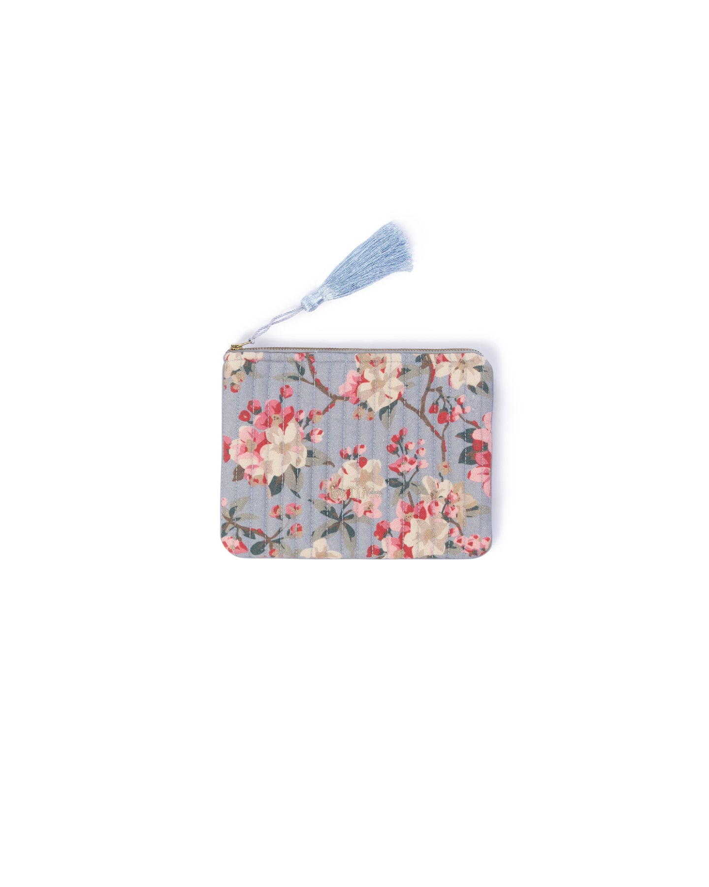 Zipper Pouch Cotton - Autumn Flowers