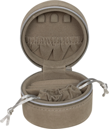 Day Z Q Jewelry Zip Round Small - Cobbelstone
