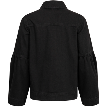 Hannali Denim Jacket - Black