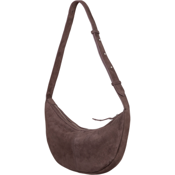 Suede Moon Bag - Hot Fudge Brown
