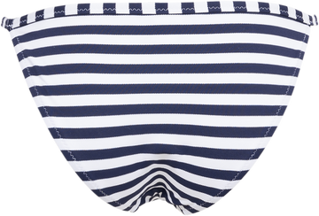 Pique Stripe Hipster W/Binding - White/Navy