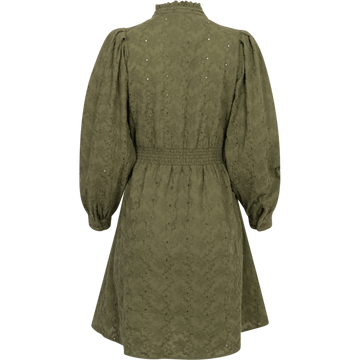 Uma Dress - Broderie Green